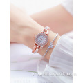 BS-FA1531 Fashion Rose Gold Rhinestone Cross Luxury watch